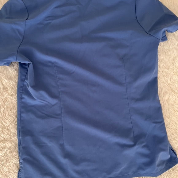 FIGS Catarina™ Scrub Top - Ceil Blue (Small) - Picture 6 of 6